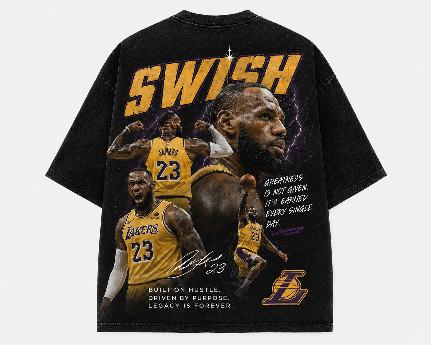 SWISH The King Vintage Tee