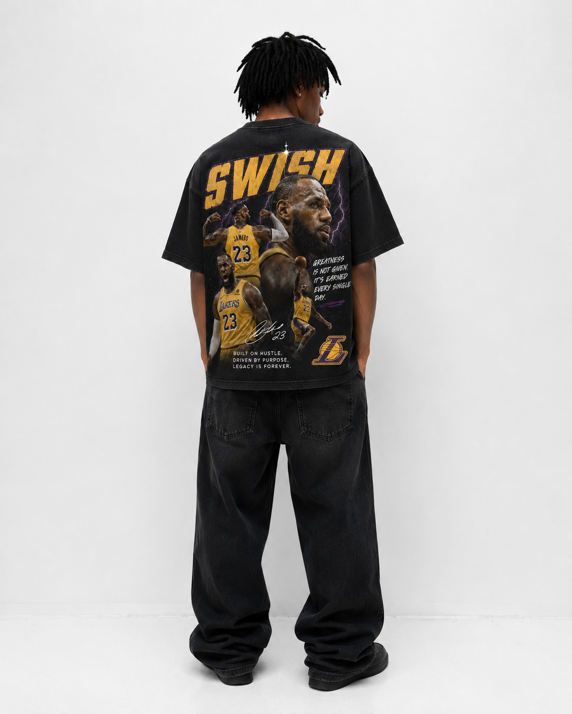 SWISH The King Vintage Tee